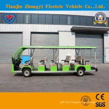 New Brand 17 Seats Electric Battery Powered Sightseeing Car for Resort with SGS and Ce Certification